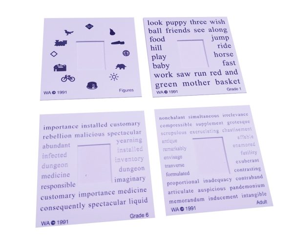 Cartillas de fijación para retinoscopio - Imagen 2