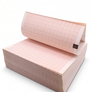 Papel de Registro Térmico Plegable para Electrocardiógrafo Schiller Cardiovit AT-1 (90mm x 90mm)