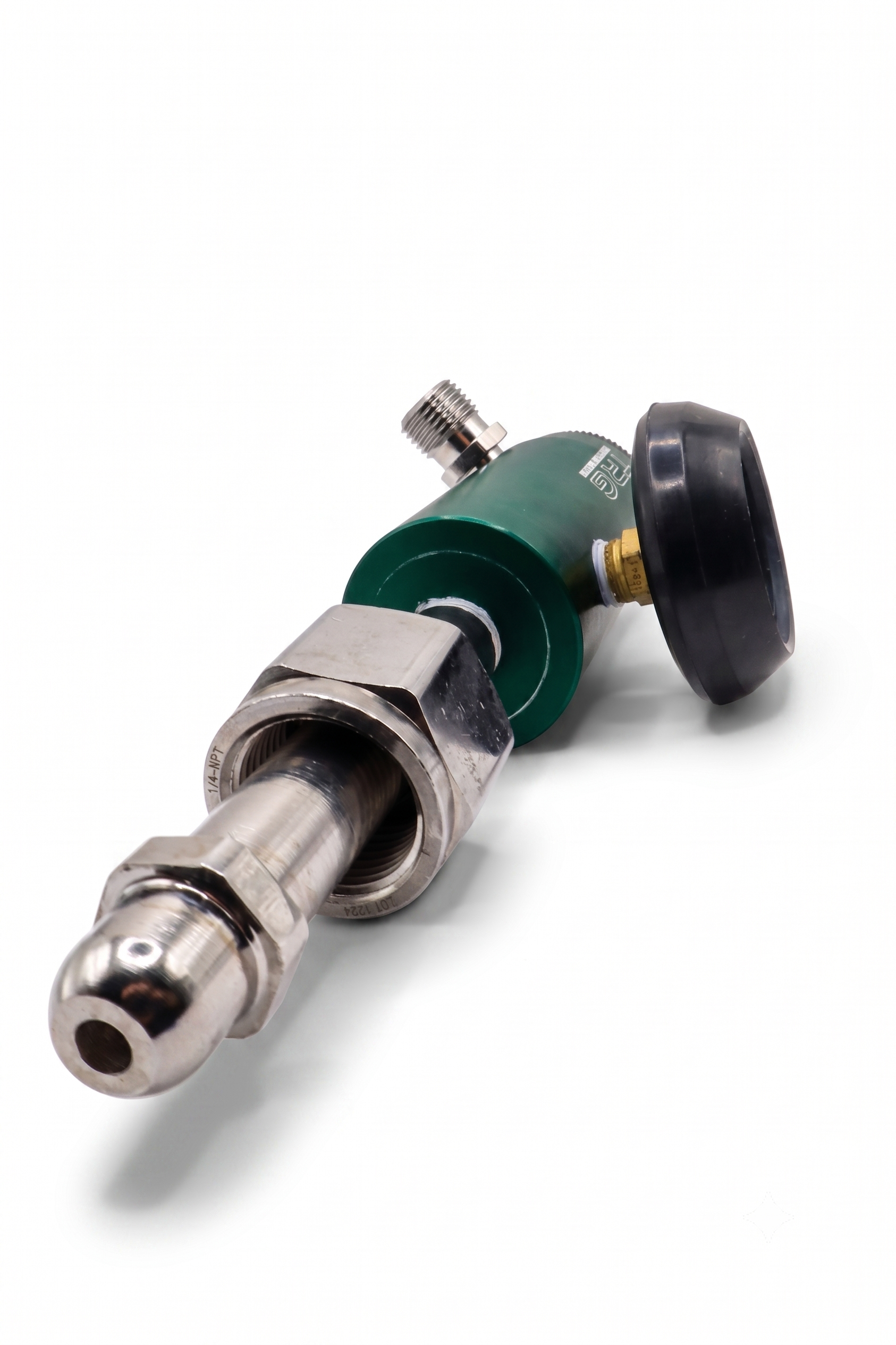 Regulador de Oxígeno Tipo Click TRG (CGA) – Alto Flujo 4000 PSI